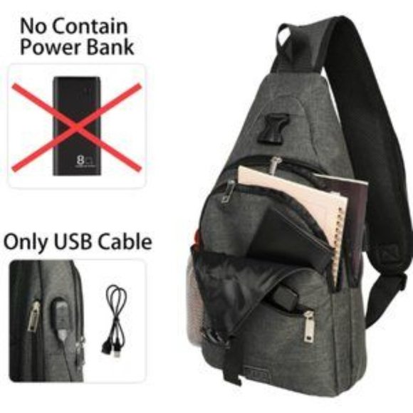 New Multipurpose Crossbody Shoulder Backpack, Outdoor Chest Bag Daypack for Men​ - Picture 4 of 5